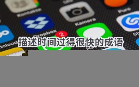 描述时间过得很快的成语