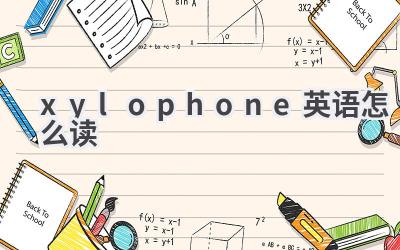 xylophone英语怎么读