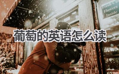 葡萄的英语怎么读