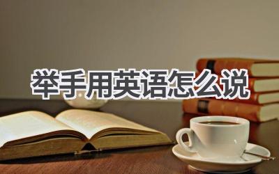 举手用英语怎么说