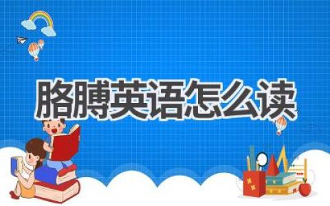 胳膊英语怎么读