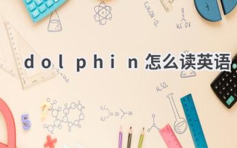 dolphin怎么读英语
