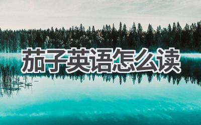 茄子英语怎么读