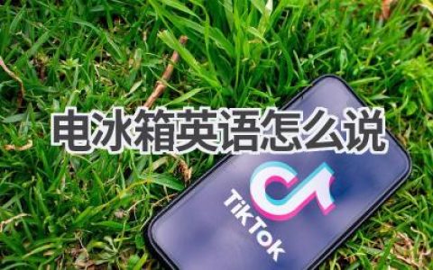 电冰箱英语怎么说