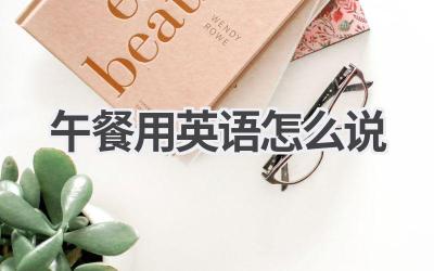 午餐用英语怎么说