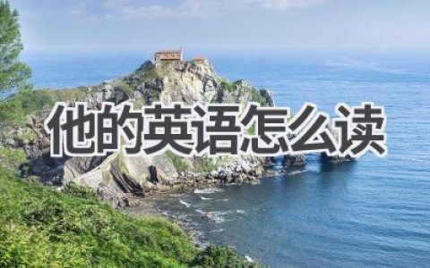 他的英语怎么读