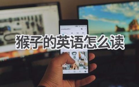 猴子的英语怎么读