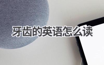 牙齿的英语怎么读
