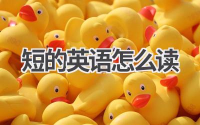 短的英语怎么读