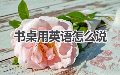 书桌用英语怎么说