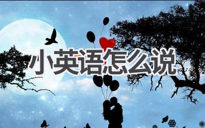小英语怎么说