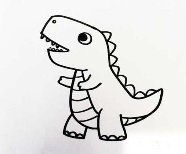 恐龙简笔画幼儿园 恐龙简笔画幼儿园简单漂亮