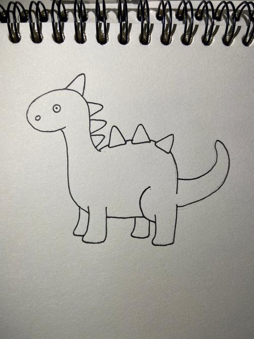 简笔画恐龙图片